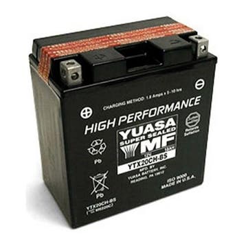 Yuasa Ytx20Ch-Bs Accu Agm 12V 18Ah 150X87X161X161, Verzenden