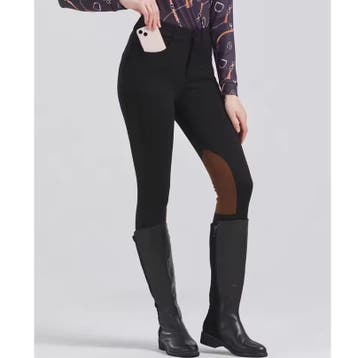 Unisex Paardrijbroek Half Leer – Antislip Grip (44), Verzenden, Nieuw