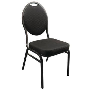 Stapelbare Congres Stoelen Zwart | 4 Stuks, Zakelijke goederen, Horeca | Keukenapparatuur, Verzenden, Nieuw in verpakking