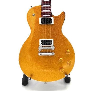 Miniatuur replica Gibson Les Paul gitaar Slash Guns N Roses, Ophalen of Verzenden, Nieuw, Pop, Beeldje of Miniatuur