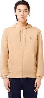2dekans | Lacoste – Fleece Hoodie Met Rits – Maat XS –, Ophalen of Verzenden