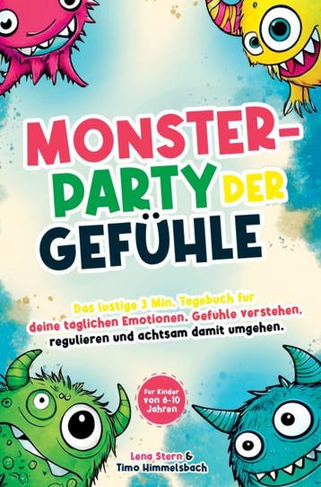 Monsterparty Der Gefühle – Das Lustige 3 Min. Tagebuch Für D, Ophalen of Verzenden, Nieuw, Lena Stern
