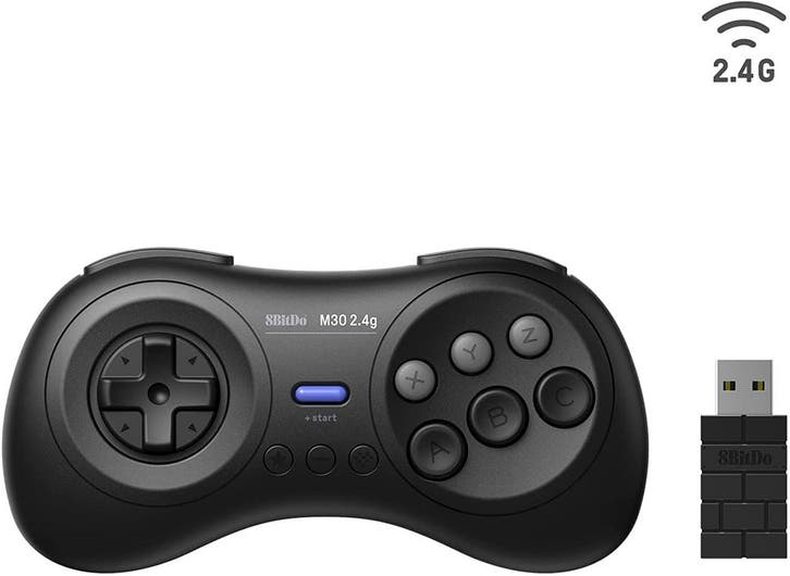 SEGA Draadloze Controller voor Mega Drive Mini Classic - Zwa, Spelcomputers en Games, Games | Overige, Nieuw, Verzenden