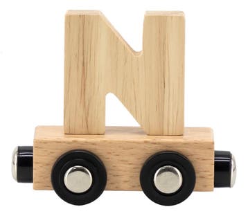 Tryco Houten Naturel Lettertrein - Letter N, Verzenden, Nieuw