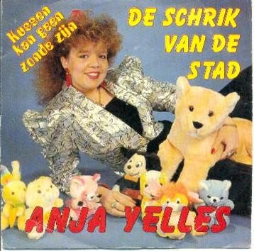 vinyl single 7 inch - Anja Yelles - De Schrik Van De Stad, Verzenden, Zo goed als nieuw, 7 inch, Nederlandstalig