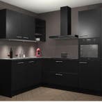 Zwarte keuken Cognac 100746, Huis en Inrichting, Keuken | Complete keukens, Verzenden, Nieuw
