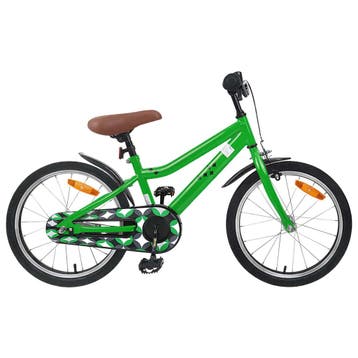 vidaXL Kinderfiets 18 Inch voor 5-7 jaar Groen, Verzenden, Nieuw