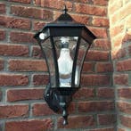 Solar wandlamp Sheffield zwart - Warm wit licht, Verzenden, Minder dan 50 watt, Nieuw, Hanglamp