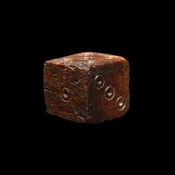 Oud-Romeins, Keizerrijk Been dobbelsteen - Ancient Roman