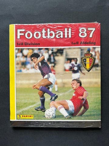 Panini Football 87 Belgium Factory seal (Empty album +, Nieuw