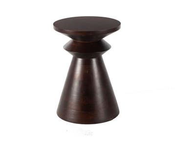 Bijzettafel/Kruk Mango Hout - Zwart - 30x30x50, Huis en Inrichting, Tafels | Bijzettafels, Ophalen of Verzenden, Nieuw