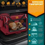 Hondenbox - transportbox hond - opvouwbaar- maat L 70 x 52, Verzenden, Nieuw