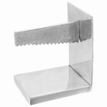 vidaXL Boekensteunen 2 st Zilver 11 x 14 x 17,5 cm Aluminium, Huis en Inrichting, Verzenden, Nieuw