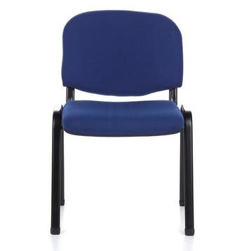 Vergaderstoel | Polyester | Blauw | 4 Stuks Per Pakket |, Verzenden, Nieuw
