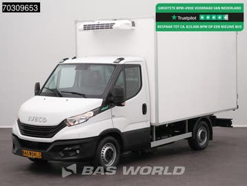 Iveco Daily 35S14 CNG Koelwagen Thermo King V-300 MAX 230v S, Stof, Gebruikt, Euro 6, Iveco
