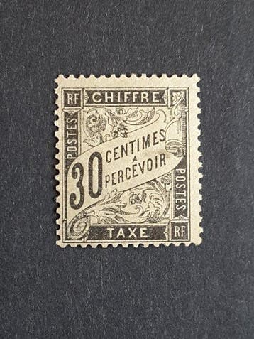 Frankrijk 1881 - Zegelbelasting type Duval 30 c. zwart -, Gestempeld