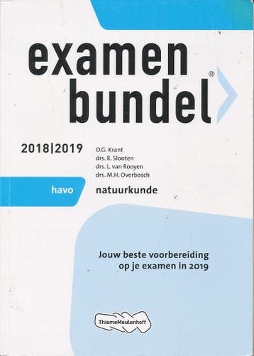 Examenbundel Natuurkunde Havo 2018/2019, Boeken, Schoolboeken, Verzenden, Nieuw