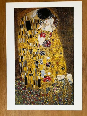 Gustav Klimt (after) - The kiss - XL (100x70cm)