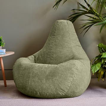 Cloudy Cord Zitzak Stoel - Olijf, Huis en Inrichting, Verzenden, Nieuw