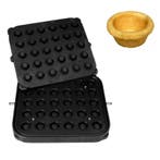 GGM Gastro | Vormplaat tartelettes - Rond - Ø 41mm - voor 30, Verzenden, Nieuw in verpakking