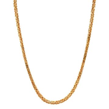 Gouden vintage konings collier 18 krt, Ophalen of Verzenden, Nieuw