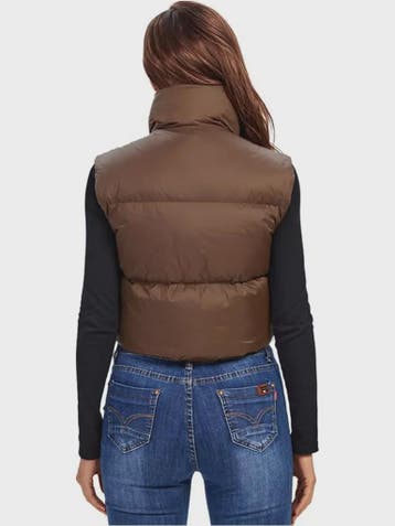 Korte Dames Bodywarmer met Opstaande Kraag - Winter Collecti, Kleding | Dames, Bodywarmers, Verzenden, Nieuw