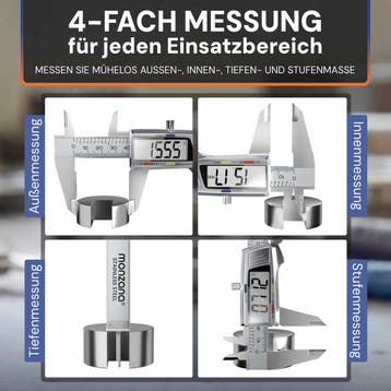 Digitale Schuifmaat RVS 150mm (Gereedschap, Voor in Huis), Verzenden, Nieuw