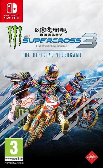 Switch Monster Energy Supercross - The Official Videogame 3, Verzenden, Zo goed als nieuw