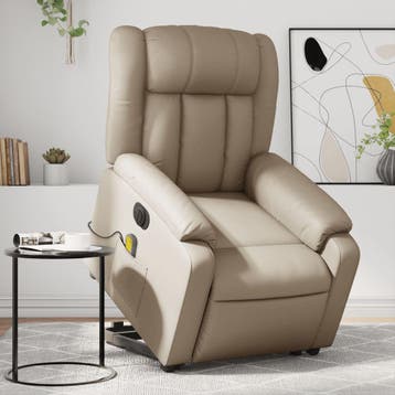 vidaXL Sta-op-massagestoel elektrisch kunstleer, Verzenden, Nieuw