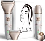 2dekans | 2-in-1 Ladyshave + 2 Extra Scheerkoppen - Gezicht, Ophalen of Verzenden, Zo goed als nieuw