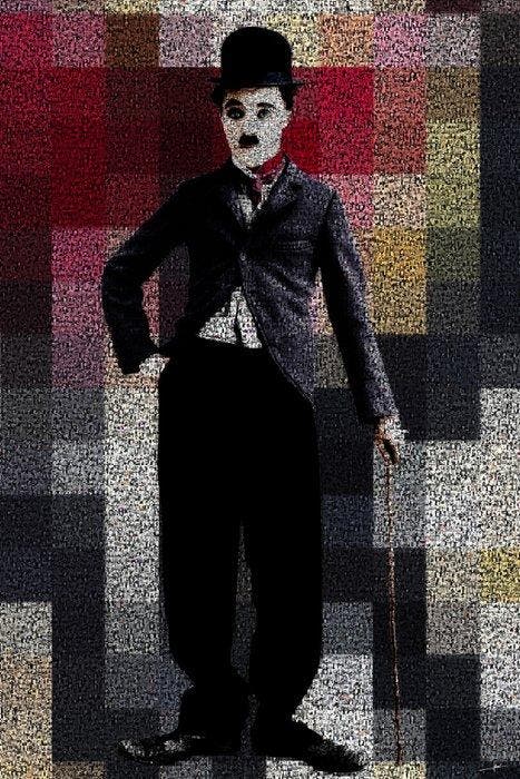 David Law - Crypto Chaplin - Charlot, Antiek en Kunst, Kunst | Designobjecten