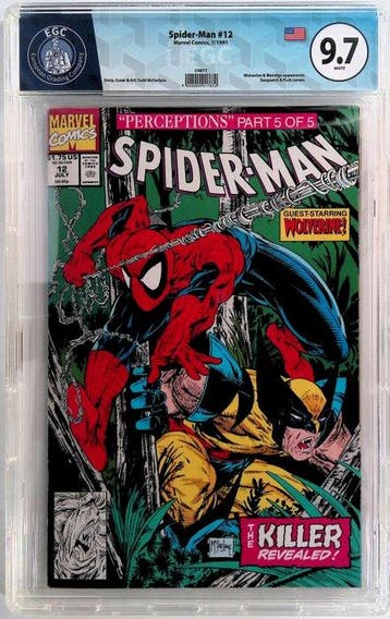 Spider-Man #12 - EGC 9.8 - 1 Graded comic - Eerste druk -, Boeken, Nieuw