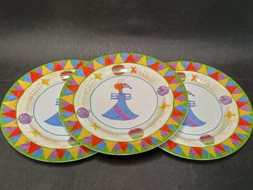 Jean Louis Coquet Limoges - Schotel (6) - Porselein -