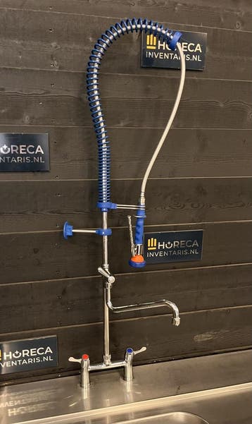 Kraan | voorspoeldouche met tussenkraan | 2-gats | horeca, Nieuw in verpakking, Wassen en Drogen