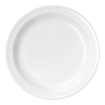 Melamine Bord | Ø19,5cm | Wit, Verzenden