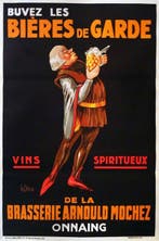 LeClerq - Buvez/ Drink Les bieres de Garde, Antiek en Kunst
