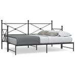 vidaXL Slaapbank met onderschuifbed zonder matras 90x200cm, Huis en Inrichting, Slaapkamer | Bedden, 90 cm, Eenpersoons, Verzenden