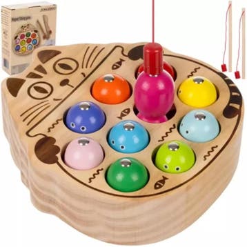 Kruzzel Magnetisch Visspel Vissen Vangen - Educatief Sp..., Ophalen of Verzenden, Nieuw