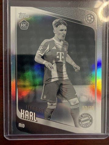 2025/26 Topps UEFA Champions League Lennart Karl /75, Nieuw