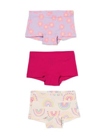 HEMA Kinderboxers regenboog - 3 stuks multi, Verzenden, Nieuw
