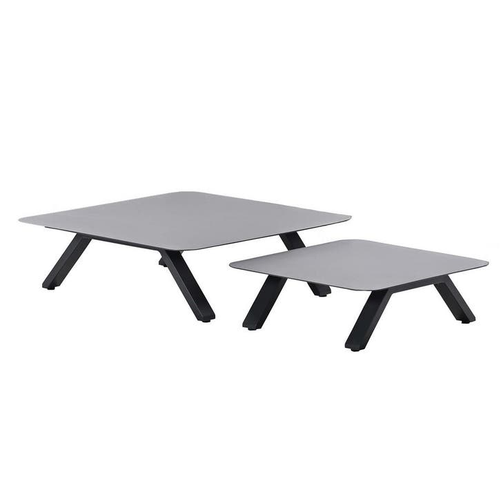 Garden Impressions Medellin loungetafels - donker grijs, Tuin en Terras, Tuinsets en Loungesets, Verzenden