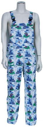 Tuinbroek blauw/wit Holland-152, Nieuw
