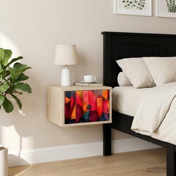 vidaXL Wandkastje HEESCH Sonoma Eiken 36 x 33 x 25 cm, Minder dan 45 cm, Verzenden, Nieuw, Minder dan 55 cm