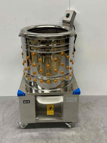 RVS Verrijdbare gevogelte plukmachine 180 stuks/uur 230V, Ophalen of Verzenden, Nieuw in verpakking