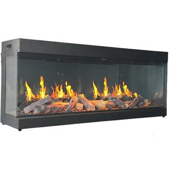 Showroommodel 1,2 En 3 Zijdige Elektrische Haard 50 Inch 127, Nieuw