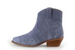 Manfield Cowboy laarzen in maat 38 Blauw, Zo goed als nieuw, Manfield, Verzenden, Blauw