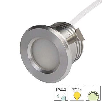 LED mini inbouwspot | 3 watt dimbaar | 2700K warm wit | Ø 37, Verzenden, Nieuw, Overige fittingen