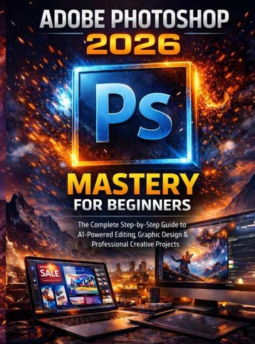 Adobe Photoshop 2026 Mastery For Beginners | Gally Renders, Ophalen of Verzenden, Nieuw, Gally Renders