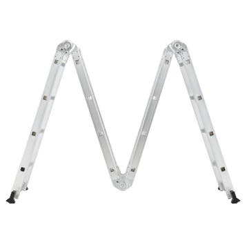 Multifunctionele vouwladder 6 in 1 - 4.7M - Inklapbaar, Doe-het-zelf en Verbouw, Ladders en Trappen, Verzenden, Nieuw