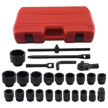 20-Stuk Impact Socket Set 6PT voor Mechanic Workshop 21-6..., Verzenden, Nieuw